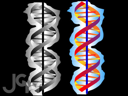 DNA Tattoo Design